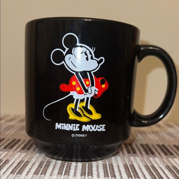 Disney Other - Vintage Disney Minnie Mouse Black Mug | Made in Spain | Collectible Ceramic Cup